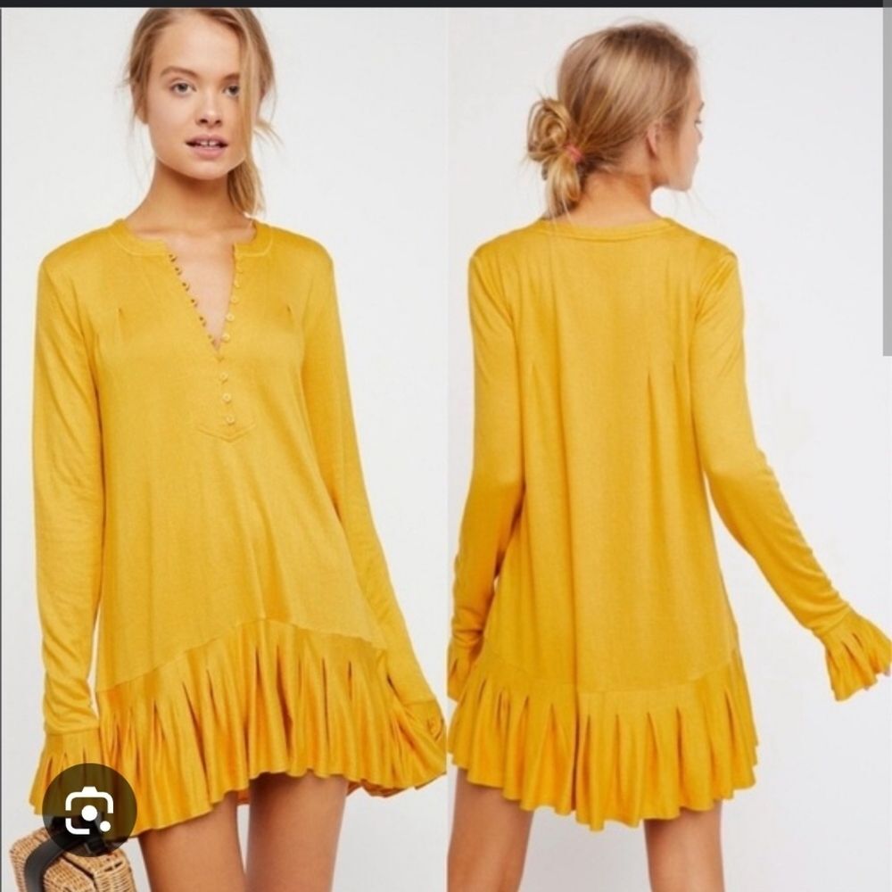 Free People Summer Struttin Mini Dress-Sz L